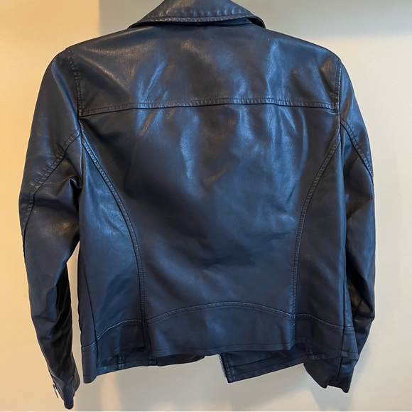 Vegan leather black jacket - Picture 4 of 6